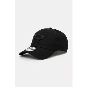 New Era șapcă de baseball din bumbac LEAGUE ESSENTIAL 9TWENTY® CHICAGO BULLS culoarea negru, cu imprimeu, 60471485 imagine