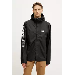 Helly Hansen geaca de ploaie Ervik barbati, culoarea negru, 64032 imagine