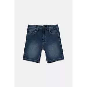 Mayoral pantaloni scurti din denim pentru copii soft denim culoarea albastru marin, 6203 imagine