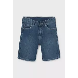 Mayoral pantaloni scurti din denim pentru copii culoarea albastru marin, 252 imagine