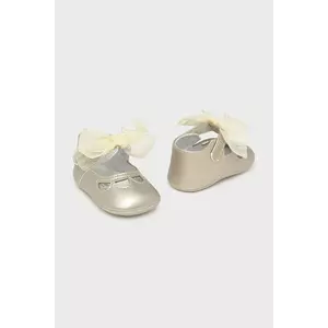 Mayoral Newborn pantofi pentru bebelusi culoarea auriu, 9900 imagine