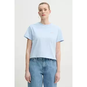 A.P.C. tricou din bumbac t-shirt boxy petit vpc femei, culoarea portocaliu, COHBQ.F26390 imagine