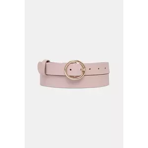 Answear Lab curea de piele femei, culoarea roz imagine