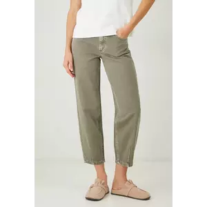 Medicine blugi din bumbac culoarea verde imagine