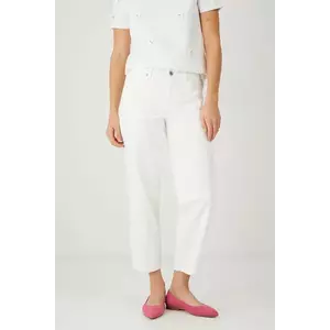 Medicine blugi din bumbac culoarea alb imagine