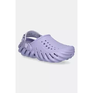Crocs papuci X - (Echo) Clog femei, culoarea violet, 207937 imagine