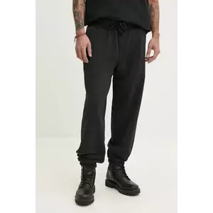 Vans pantaloni de trening barbati, culoarea negru, cu imprimeu, VN000P5FBLK1 imagine