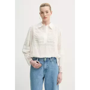 MUNTHE bluza FERDIE femei, culoarea bej, neted, 251102025128 imagine