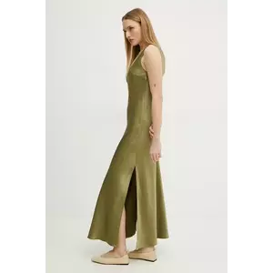 Silvian Heach rochie CORNAVA culoarea verde, maxi, mulată, GPP25361VE imagine