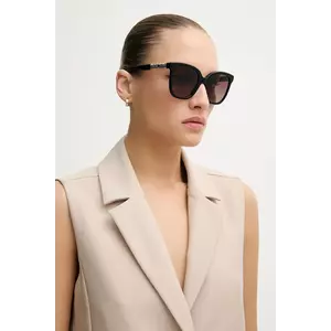 Moschino ochelari de soare femei, culoarea negru, MOS178/S imagine
