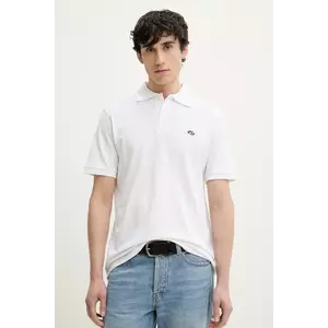Diesel polo de bumbac T-REJUST-DOVAL-PJ POLO SHIRT culoarea alb, neted, A15057.0AIJR imagine