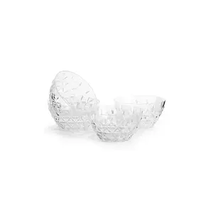 Sagaform set de boluri Picknick Juni 600 ml 4-pack culoarea transparent imagine