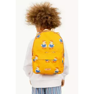 Tinycottons ghiozdan copii READERS BACKPACK culoarea galben, mic, modelator, SS25-404 imagine