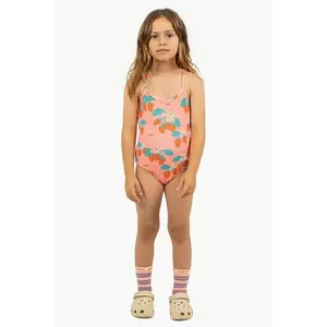 Tinycottons costum de baie dintr-o bucată pentru copii STRAWBERRIES SWIMSUIT culoarea roz, SS25-291 imagine