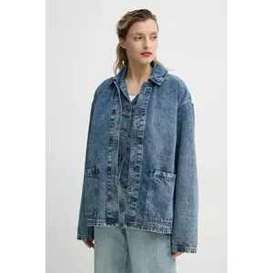 American Vintage geaca jeans de tranzitie, oversize, JOY16IE25 imagine