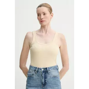 Gestuz top culoarea bej, 10910067 imagine