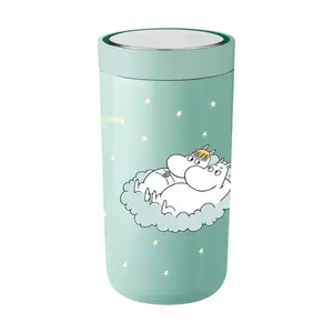 Stelton cana termica To Go Click x Moomin 200 ml culoarea turcoaz imagine