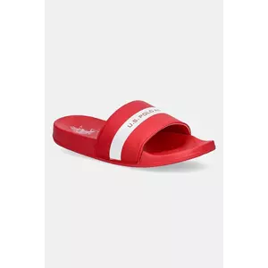 U.S. Polo Assn. papuci SKYE001B culoarea rosu, SKYE001K/5Y3 imagine