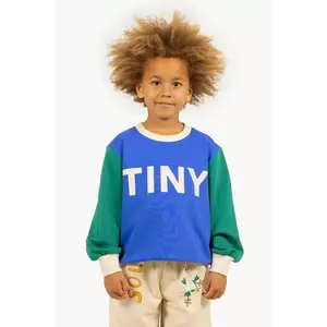 Tinycottons hanorac de bumbac pentru copii COLOR BLOCK SWEATSHIRT cu imprimeu, SS25-161 imagine