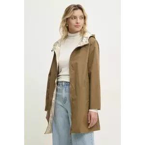 Answear Lab geaca cu doua fete culoarea bej, de tranzitie imagine