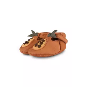 Donsje pantofi din piele intoarsa pentru bebe Nanoe Shoes Papaya culoarea maro, 1005019 imagine