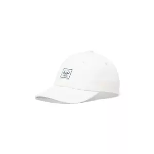 Herschel șapcă de baseball din bumbac culoarea gri, neted, 50554-05977-OS imagine