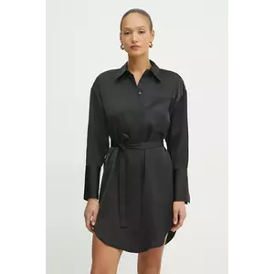 MAX&Co. rochie culoarea negru, mini, oversize, 2516221031200 imagine