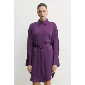 MAX&Co. rochie culoarea violet, mini, oversize, 2516221031200 imagine