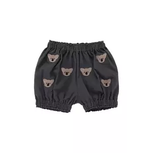 Donsje pantaloni scurți din bumbac pentru bebeluși Carson Bloomers Koalas culoarea gri, cu imprimeu, 3029804 imagine