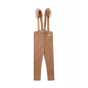 Donsje leggins bebe Nanise Leggings culoarea maro, neted, 3037400 imagine