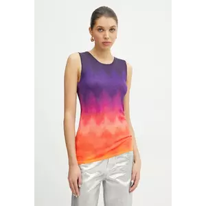 Silvian Heach top OTRIM culoarea violet, CVP25042TO imagine