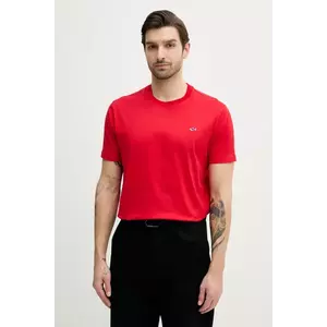 Paul&Shark tricou din bumbac culoarea rosu, neted imagine