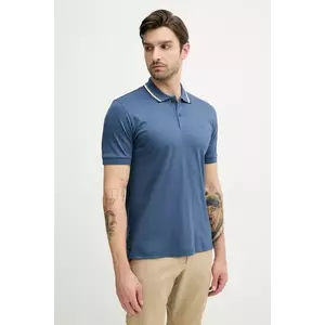 BOSS polo de bumbac neted, 50469360 imagine