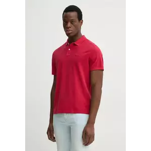 Pepe Jeans polo de bumbac culoarea rosu, neted imagine