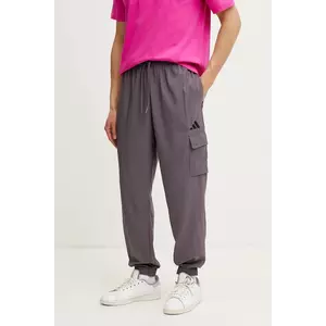 adidas pantaloni de trening Essential barbati, culoarea violet, neted, JD1822 imagine