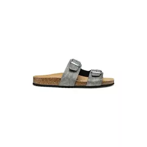 Geox papuci D BRIONIA femei, culoarea gri, D35LSL 000PV C1357 imagine