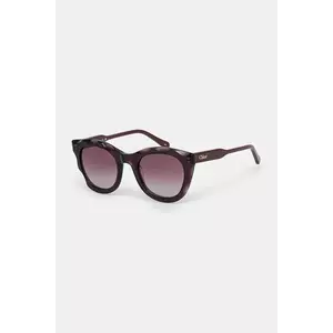 Chloé ochelari de soare femei, culoarea roz, CH0295S imagine