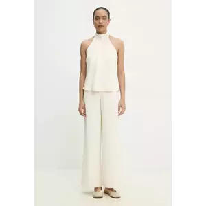 Answear Lab compleu femei, culoarea bej imagine