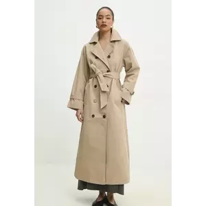 Answear Lab trenci femei, culoarea bej, de tranzitie, oversize imagine