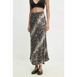 Answear Lab fustă culoarea gri, maxi, evazati imagine