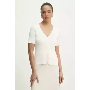 Answear Lab bluza femei, culoarea alb, neted imagine