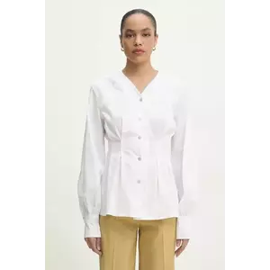 Answear Lab cămașă femei, culoarea alb, slim imagine