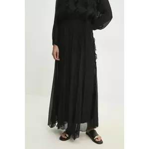 Answear Lab fustă culoarea negru, maxi, evazati imagine