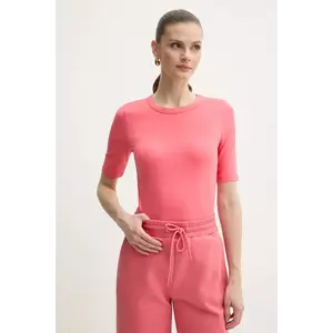 BOSS tricou femei, culoarea roz imagine