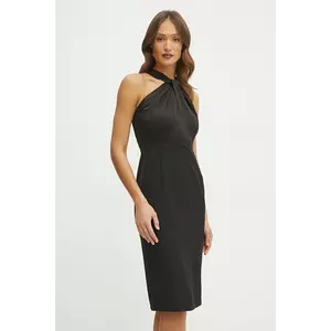 BOSS rochie culoarea negru, mini, mulată, 50538291 imagine