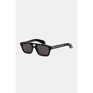 Alexander McQueen ochelari de soare barbati, culoarea negru, AM0505S imagine