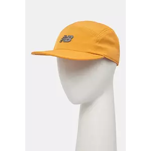 New Balance sapca Performance culoarea portocaliu, cu imprimeu, LAH51001SIZ imagine