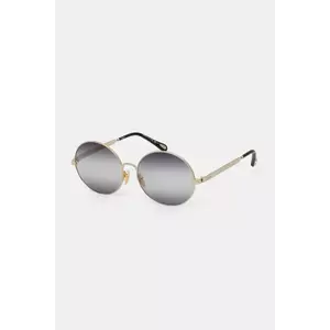 Chloé ochelari de soare femei, culoarea auriu, CH0281S imagine