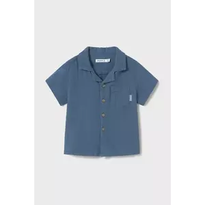 Mayoral camasa de bumbac pentru copii culoarea albastru marin, 1111 imagine