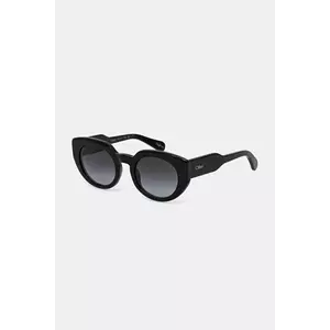 Chloé ochelari de soare femei, culoarea negru, CH0311S imagine